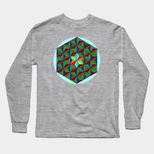 Colorful Triangles 4 Long Sleeve T-Shirt